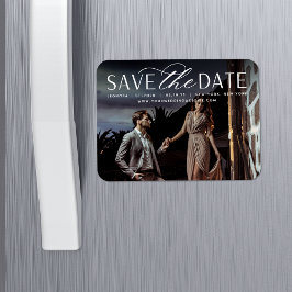 Weichzeichnen | Horizontales Foto Save the Date Magnet