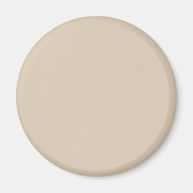 Weichzeichner Tan Solid Color Magnet (Vorne)