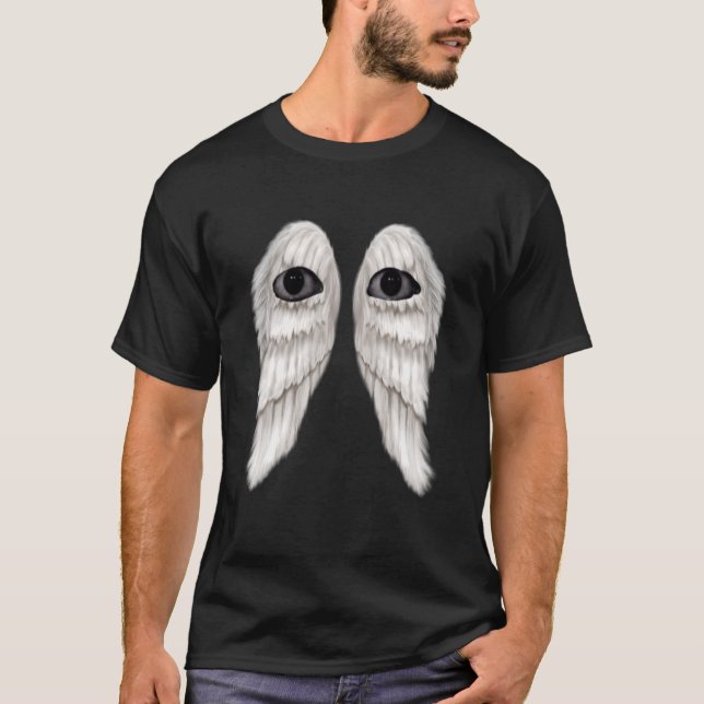 Weidcore Ästhetische Augen Flay Optik Oddcore Stra T-Shirt (Vorderseite)