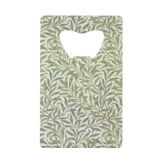 "Weide-Ast" Tapetenentwurf, 1887 Kreditkarten Flaschenöffner (Vorderseite)