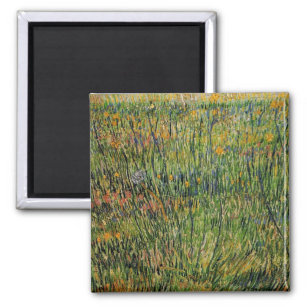 Weide in Bloom von Vincent van Gogh Magnet