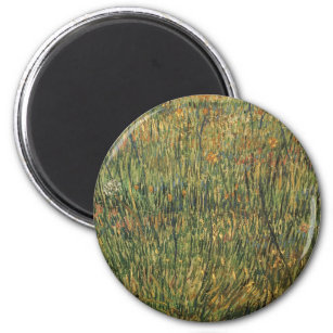 Weide in Bloom von Vincent van Gogh, Vintage Kunst Magnet