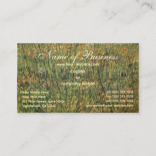 Weide in Bloom von Vincent van Gogh Visitenkarte