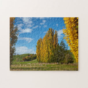 Weide mit Schafen Puzzle