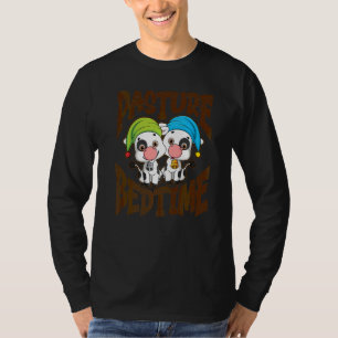 Weide Schlafenszeit Süßes Tier Kuh Bauer 1 T-Shirt