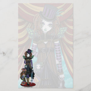 "Weide" Steampunk Zirkus-Fee-Briefpapier Briefpapier