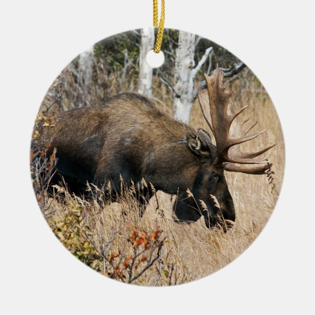 Weidebulle Keramikornament (Vorne)