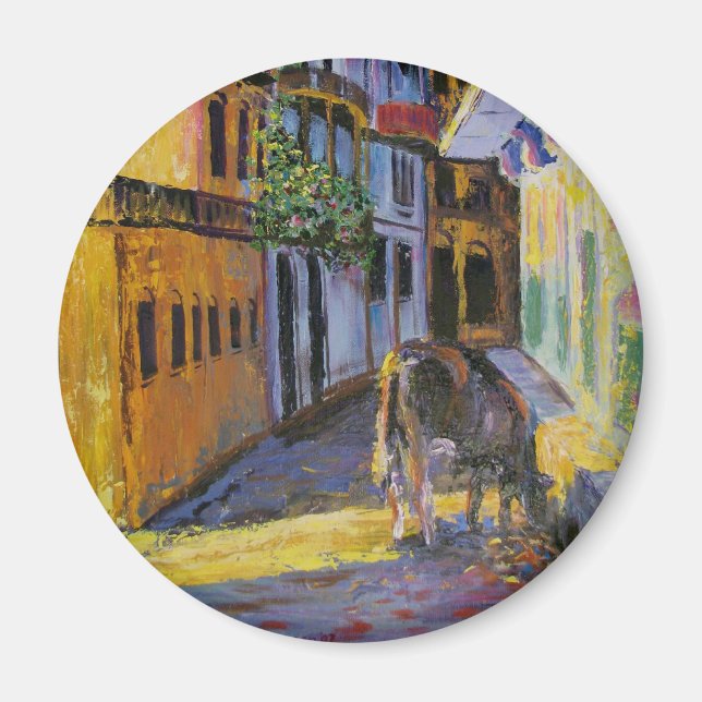 Weidekuh Magnet (Vorne)