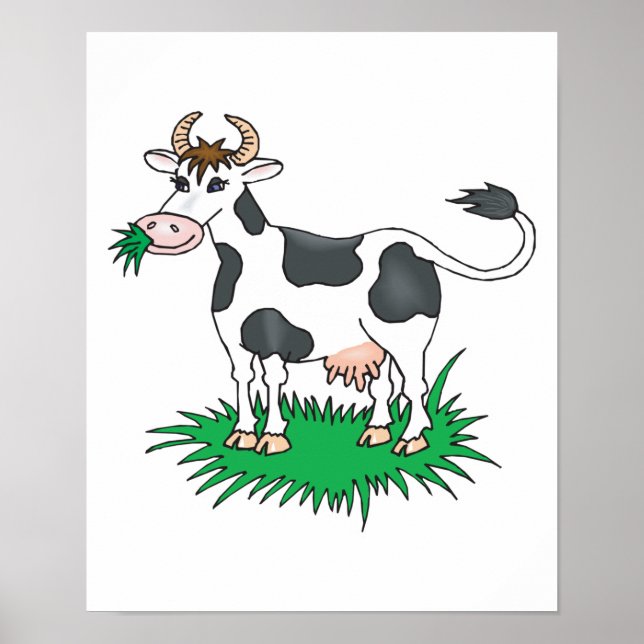 Weidekuh Poster (Vorne)