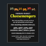 Weidekühe, Käsemongerwerbung Flyer<br><div class="desc">Weidekühe,  Käsemonger Werbung Flyer durch den Business Card Store.</div>