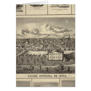 Weideland, Bauernhöfe, Wohnhäuser