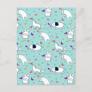 Weideland Feiertagspostkarte