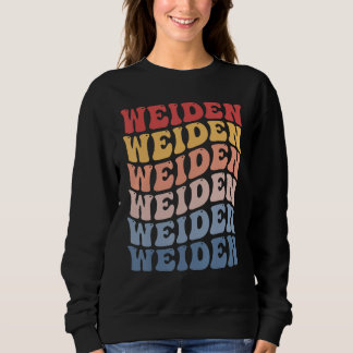 Weiden City Groovy Retro Sweatshirt