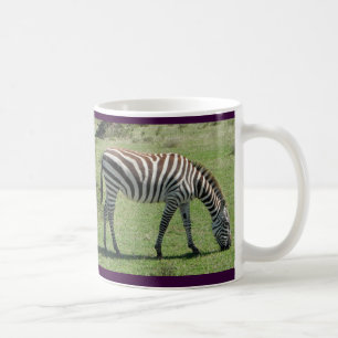 Weiden lassen des Zebra, der Zebra weiden lässt Tasse