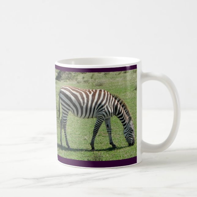 Weiden lassen des Zebra, der Zebra weiden lässt Tasse (Rechts)