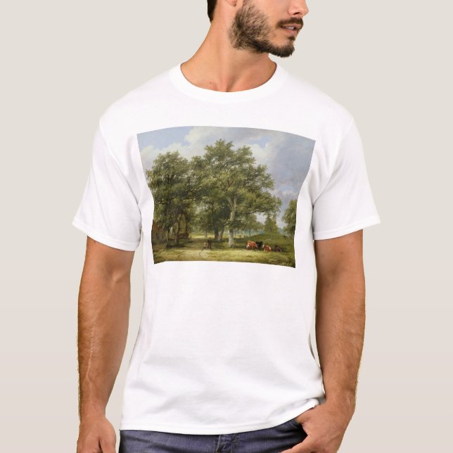Weiden lassendes Vieh T-Shirt (Vorderseite)