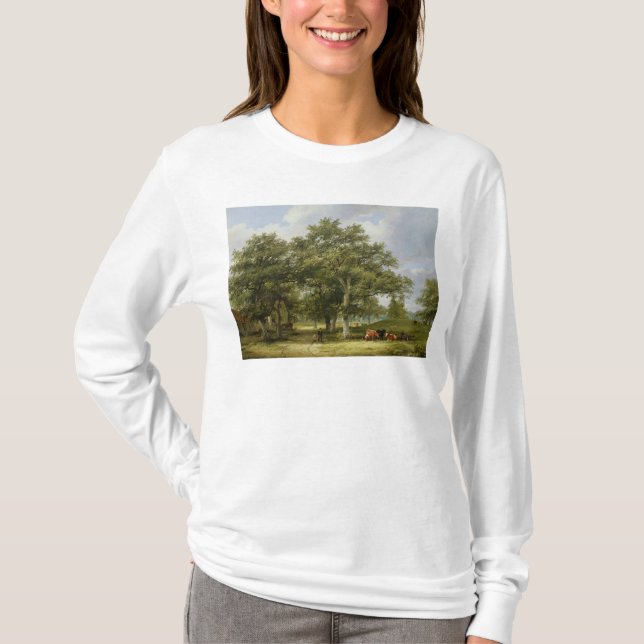 Weiden lassendes Vieh T-Shirt (Vorderseite)
