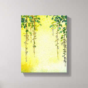Weidenbaum-Aquarell Leinwanddruck
