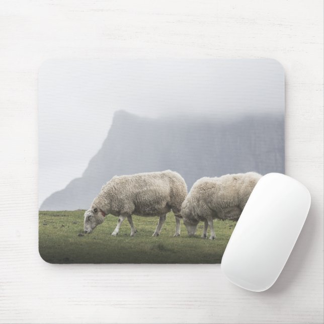 Weidende Schafe Foto Mousepad (Mit Mouse)