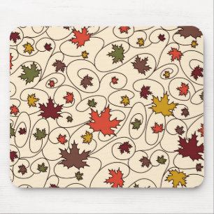 Weidenfallmuster aus dem Ahornleaf Mousepad