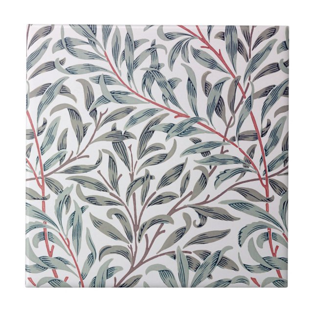 Weidenmuster, William Morris Fliese (Vorderseite)
