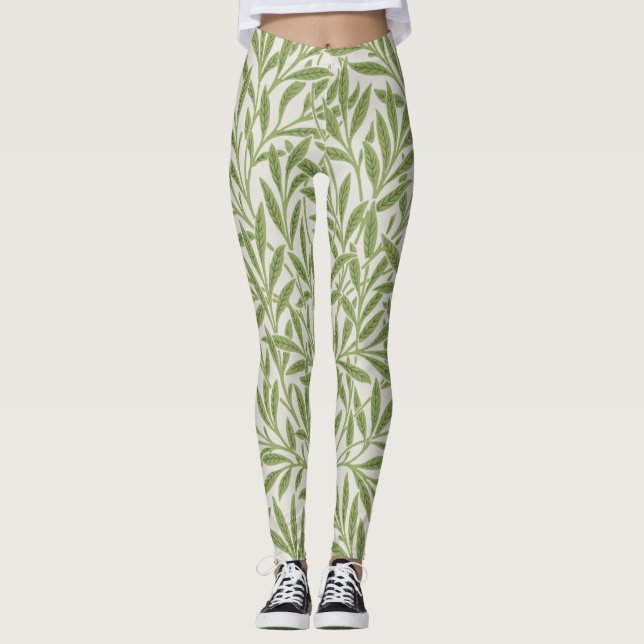 Weidenmuster, William Morris Leggings (Vorderseite)