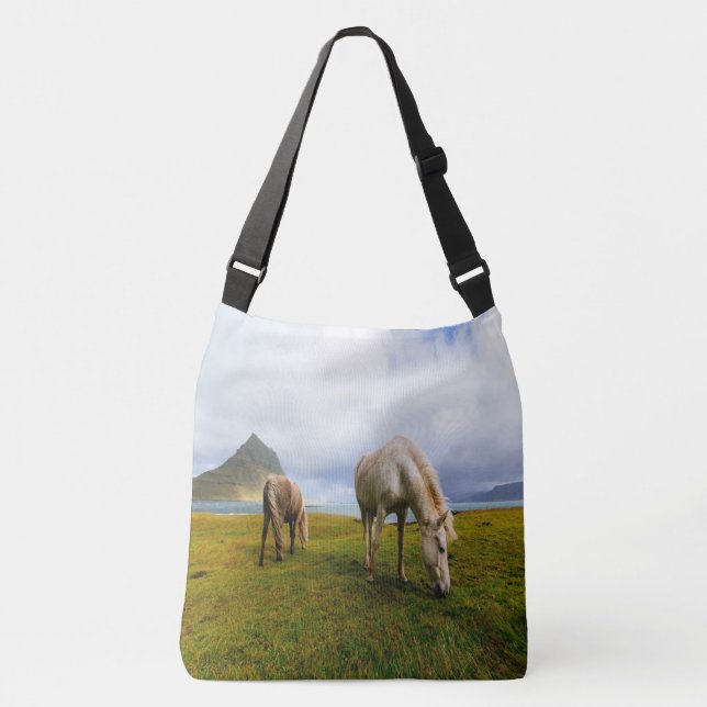 Weidepferde Tragetaschen Mit Langen Trägern (Vorderseite)