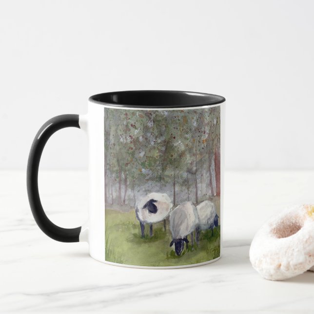 Weideschaf Tasse (Mit Donut)