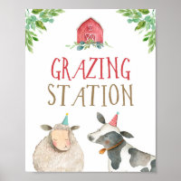Weidestation Landtiere Barnyard Boy Birthday