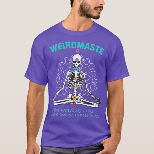 Weidmaste Meditation Yoga Definition Funny Yoga T-Shirt (Vorderseite)