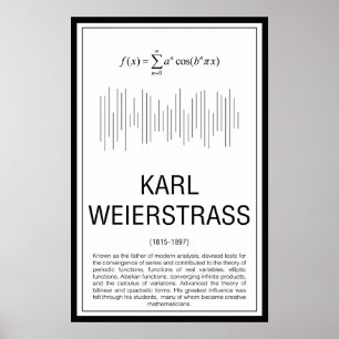 Weierstrass Poster