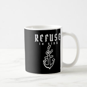 Weigerung, Depressionen zu unterdrücken, Bewusstse Kaffeetasse