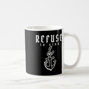 Weigerung, Depressionen zu unterdrücken, Bewusstse Kaffeetasse