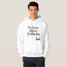 Weigerung, Herrenhoodie anzubeten Hoodie