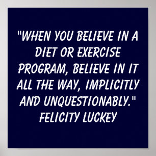 Weight Loss Beliefs 2 Poster