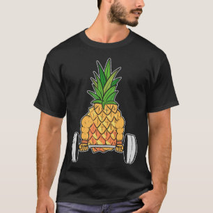 Weightheben der Gym-Fitness Workout Ananas T-Shirt