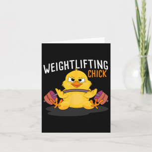 Weightheben Kick Bodybuilding Workout Gym Frauen Karte