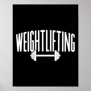 Weightheben von Gym Lift Workout Poster