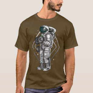 Weightlifter Future Astronaut Fitness Workout Exer T-Shirt