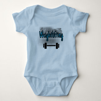 Weightlifting-Bar Baby Strampler
