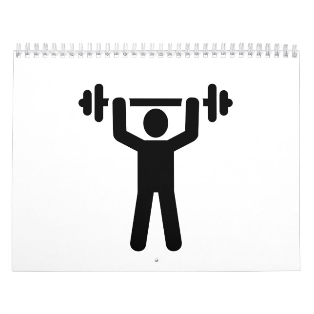 Weightlifting Powerlifting Symbol Kalender (Titelbild)