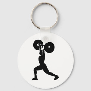 Weightlifting-Turnhalle Schlüsselanhänger