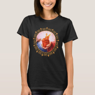 Weihe an das Herz Jesu Bild  T-Shirt
