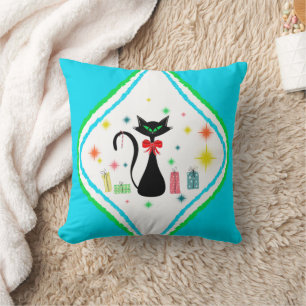 Weihnacht Retro Siamese Katze Kissen