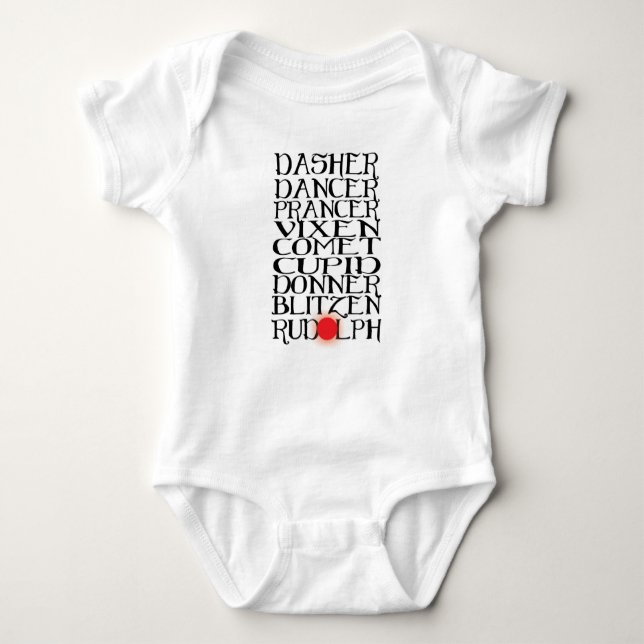 WeihnachtBaby Bodysuit Baby Strampler (Vorderseite)