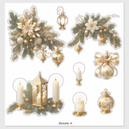 Weihnachten_12 Vinyl-Sticker nach Maß geschnitten Aufkleber