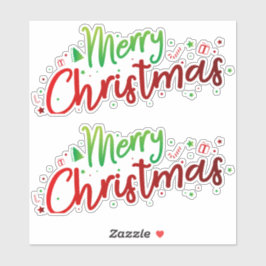 Weihnachten 16 aufkleber