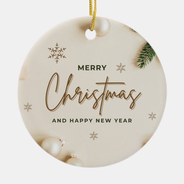 Weihnachten 18 keramik ornament (Vorne)