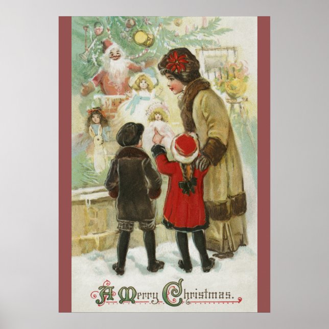 Weihnachten 1912, Window Shopping Poster (Vorne)