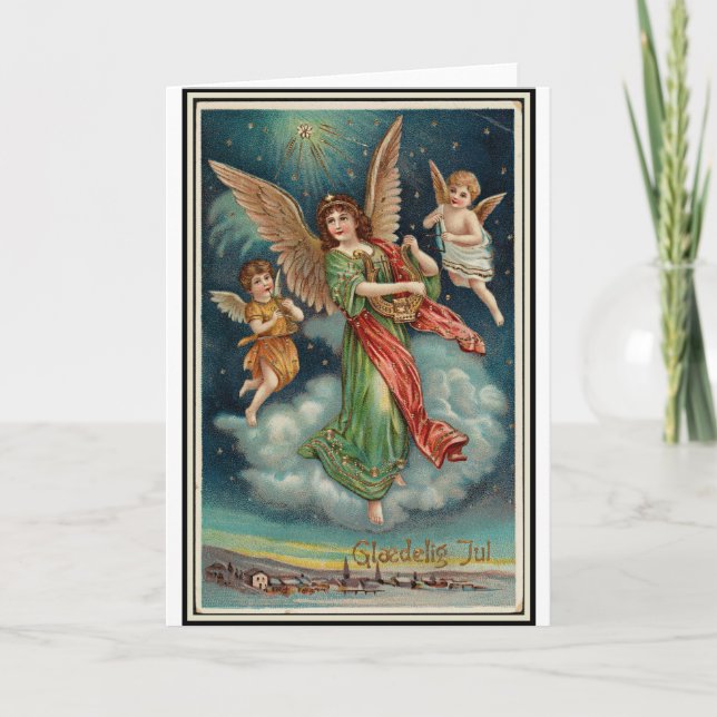 Weihnachten 1913 Norwegisch Karte (Vorderseite)